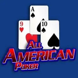 All American Poker slot logo by RTG (Reel Time Gaming) at Bof Casino