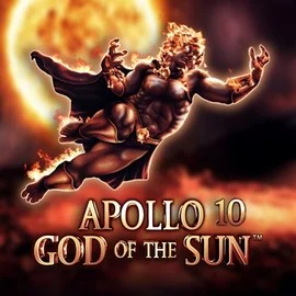 Apollo God of the Sun slot logo by Novomatic at Bof Casino