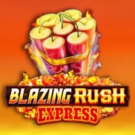 Blazing Rush Express slot logo by AreaVegas at Bof Casino