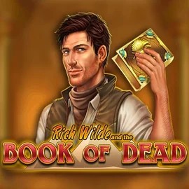 Official Slots logo: Book of Dead by Play'n GO at Bof Casino