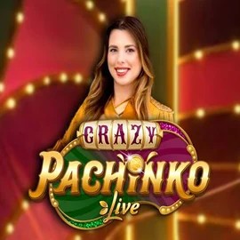 Crazy Pachinko logo by Evolution at Bof Casino