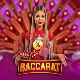 Mega Baccarat casino game by Pragmatic Play – featured logo at Bof Casino