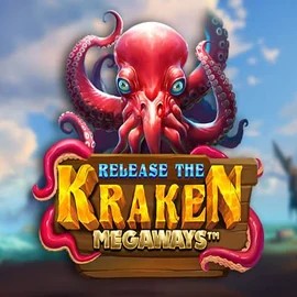 Release the Kraken Megaways logo by Pragmatic Play at Bof Casino